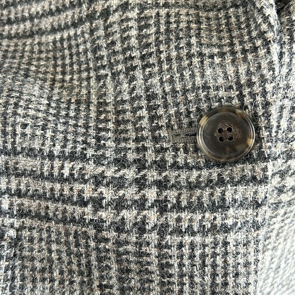 J. Crew Willa Blazer in Houndstooth Wool Grey Black Size 8 - Picture 16 of 16